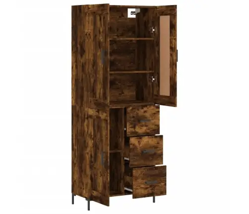 Augstais Skapis, Ozolkoka, 69,5X34X180 Cm, Inženierijas Koks Vidaxl