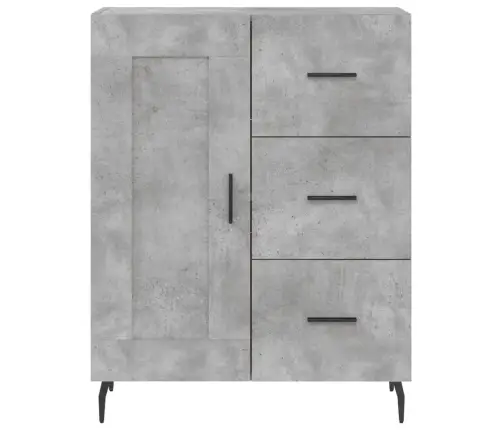 Augstais Skapis, Pelēks, 69,5X34X180 Cm, Inženierijas Koks Vidaxl