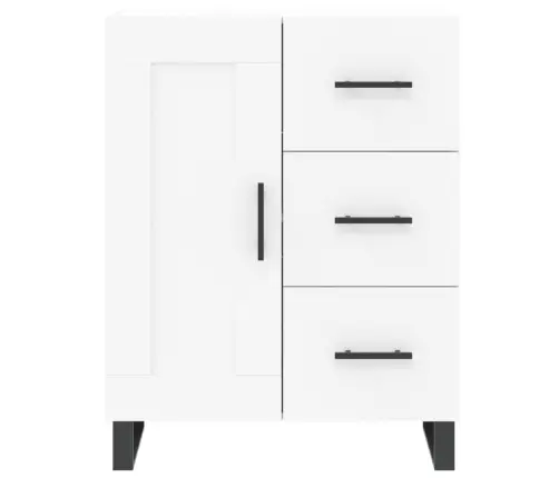 Kõrge Kapp, Valge, 69,5 X 34 X 180 cm Tehispuit