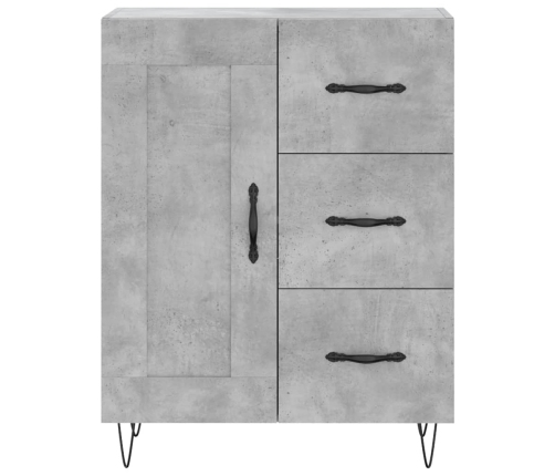 Kõrge Kapp, Betoonhall, 69,5 X 34 X 180 cmTehispuit