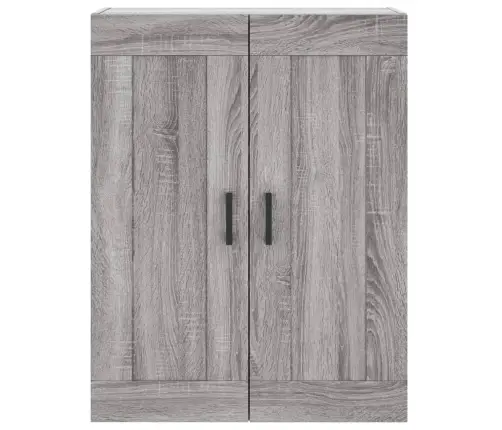 Augstais Skapis, Pelēks, 69,5X34X180 Cm, Inženierijas Koks Vidaxl