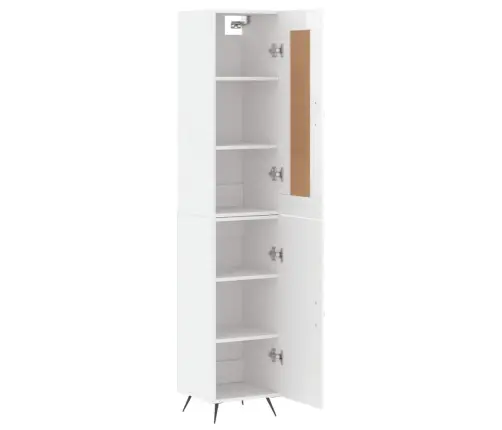Augstais Skapītis, Balts, 34,5X34X180 Cm, Inženierijas Koks Vidaxl Augstais Skapītis, Balts, 34,5X34X180 Cm, Inženierijas Koks Vidaxl