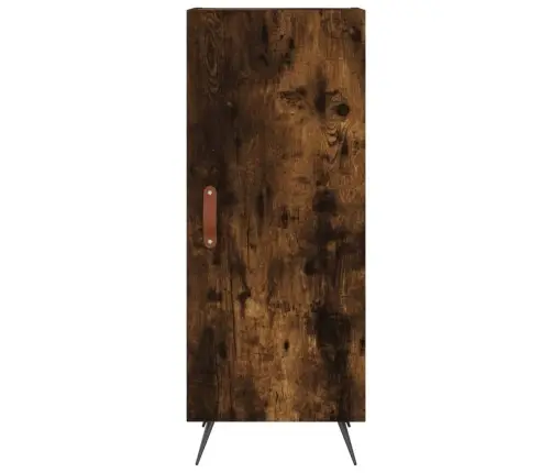 Augstais Skapītis, Ozolkoka, 34,5X34X180 Cm, Inženierijas Koks Vidaxl