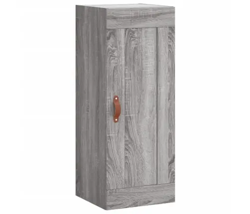 Komoda, Pilkos Ąžuolo Spalvos, 34,5X34X180cm Apdirbta Mediena