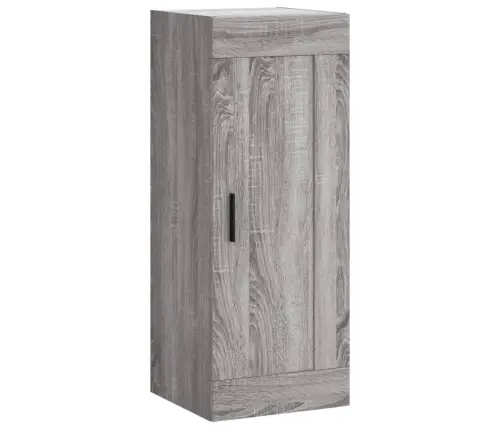 Kõrge Kapp, Hall Sonoma Tamm, 34,5X34X180 cm Tehispuit