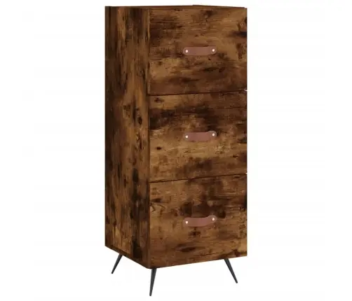 Kõrge Kapp, Suitsutatud Tamm, 34,5X34X180 cm Tehispuit