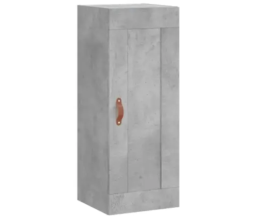Komoda, Betono Pilkos Spalvos, 34,5X34X180cm Apdirbta Mediena