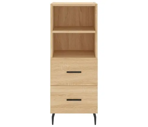 Augstais Skapītis, Ozolkoka, 34,5X34X180 Cm, Inženierijas Koks Vidaxl Augstais Skapītis, Ozolkoka, 34,5X34X180 Cm, Inženierijas Koks Vidaxl