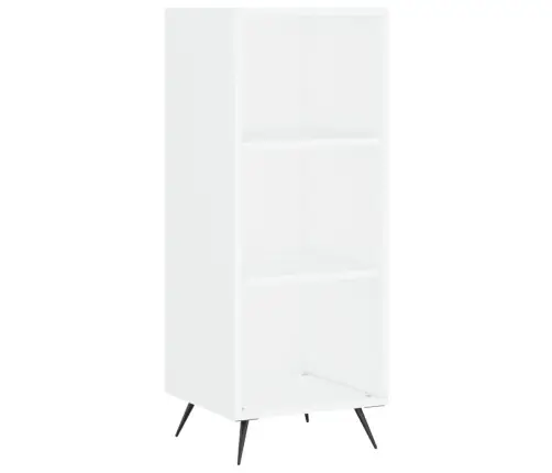 Augstais Skapītis, Balts, 34,5X34X180 Cm, Inženierijas Koks Vidaxl