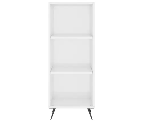 Komoda, Baltos Spalvos, 34,5X34X180cm Apdirbta Mediena, Blizgi