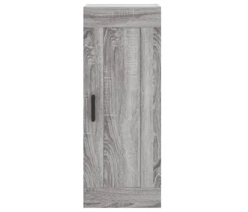 Kõrge Kapp, Hall Sonoma Tamm, 34,5X34X180 cm Tehispuit