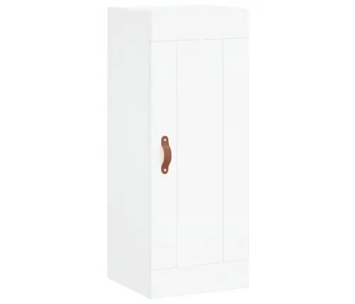 Augstais Skapītis, Balts, 34,5X34X180 Cm, Inženierijas Koks Vidaxl