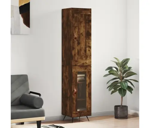 Augstais Skapītis, Ozolkoka, 34,5X34X180 Cm, Inženierijas Koks Vidaxl Augstais Skapītis, Ozolkoka, 34,5X34X180 Cm, Inženierijas Koks Vidaxl