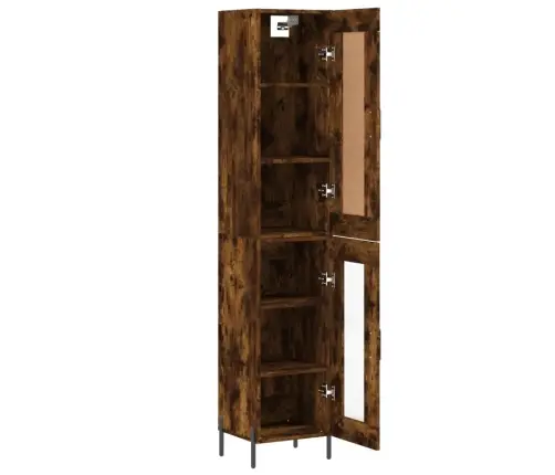 Augstais Skapītis, Ozolkoka, 34,5X34X180 Cm, Inženierijas Koks Vidaxl Augstais Skapītis, Ozolkoka, 34,5X34X180 Cm, Inženierijas Koks Vidaxl