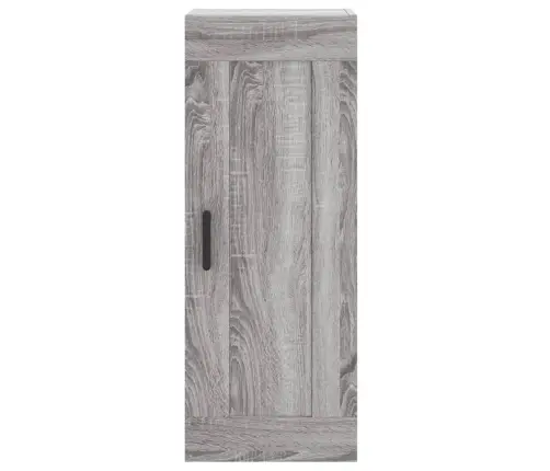 Kõrge Kapp, Hall Sonoma Tamm, 34,5X34X180 cm Tehispuit