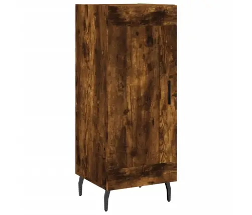 Augstais Skapītis, Ozolkoka, 34,5X34X180 Cm, Inženierijas Koks Vidaxl