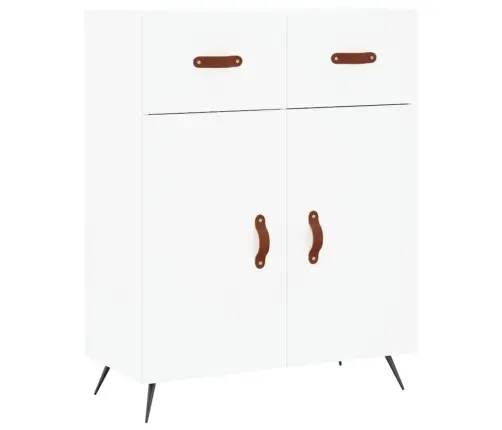 Komoda, Baltos Spalvos, 69,5X34X180cm Apdirbta Mediena