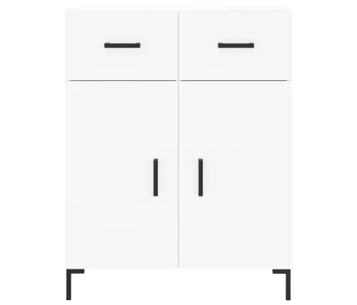 Komoda, Baltos Spalvos, 69,5X34X180cm Apdirbta Mediena