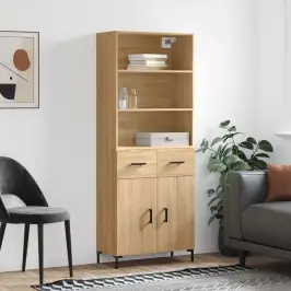 Augstais Skapis, Ozolkoka, 69,5X34X180 Cm, Inženierijas Koks Vidaxl