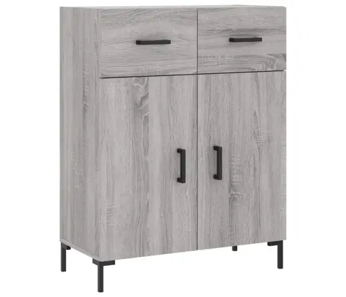 Kõrge Kapp, Hall Sonoma Tamm, 69,5 X 34 X 180 cm Tehispuit