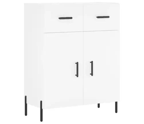 Kõrge Kapp, Valge, 69,5 X 34 X 180 cm Tehispuit