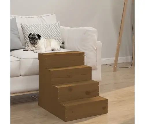 Kāpnes Mājdzīvniekiem, Brūnas, 40X49X47 Cm, Priedes Masīvkoks Vidaxl