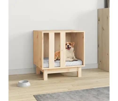 Suņu Mājiņa, 50X40X52 Cm, Priedes Masīvkoks Vidaxl