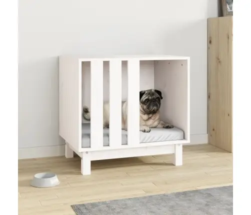 Koerakuut, Valge, 60 X 45 X 57 cm Männipuit