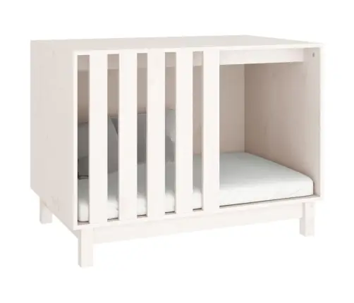 Koerakuut, Valge, 90 X 60 X 67 cm Männipuit