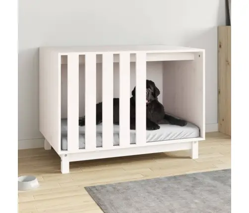 Koerakuut, Valge, 90 X 60 X 67 cm Männipuit