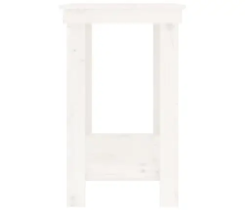 Tööpink, Valge, 80 X 50 X 80 cm Männipuit