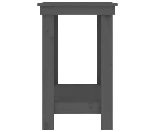 Darbastalis, Pilkas, 80X50X80cm Pušies Medienos Masyvas