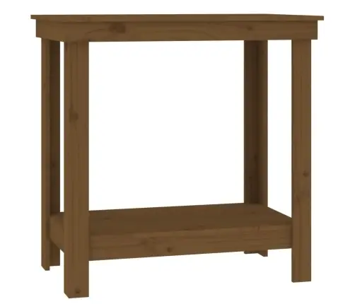 Darbagalds, Medus Brūns, 80X50X80 Cm, Priedes Masīvkoks Vidaxl