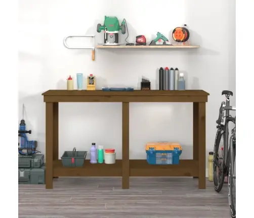 Tööpink, Meepruun, 140X50X80 cm Männipuit