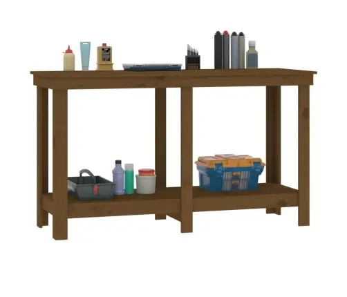 Tööpink, Meepruun, 140X50X80 cm Männipuit