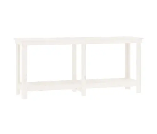 Darbagalds, Balts, 180X50X80 Cm, Priedes Masīvkoks Vidaxl