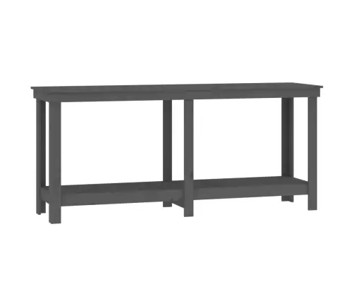 Darbagalds, Pelēks, 180X50X80 Cm, Priedes Masīvkoks Vidaxl