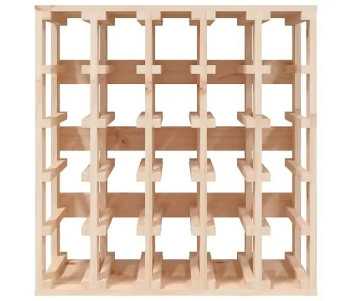 Vīna Pudeļu Plaukts, 58,5X33X60,5 Cm, Priedes Masīvkoks Vidaxl