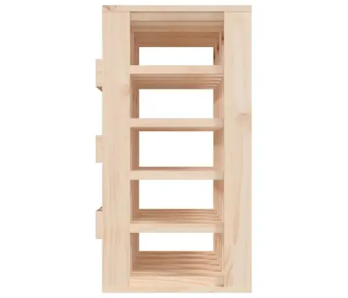 Vīna Pudeļu Plaukts, 58,5X33X60,5 Cm, Priedes Masīvkoks Vidaxl