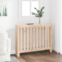 Radiatora Pārsegs, 108,5X19X84 Cm, Priedes Masīvkoks Vidaxl