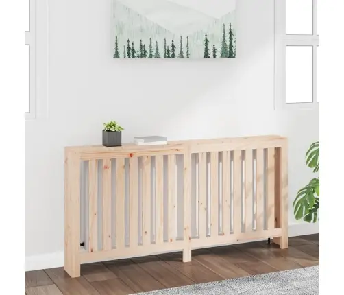 Radiatora Pārsegs, 169X19X84 Cm, Priedes Masīvkoks Vidaxl