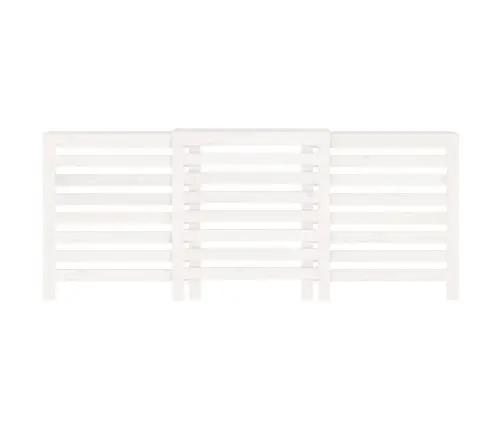 Radiatora Pārsegs, Balts, 210X21X85 Cm, Priedes Masīvkoks Vidaxl