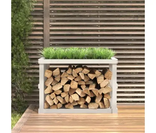 Āra Malkas Plaukts, Balts, 108X52X74 Cm, Priedes Masīvkoks Vidaxl