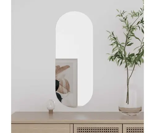 Sienas Spogulis, 20X50 Cm, Stikls, Ovāls Vidaxl