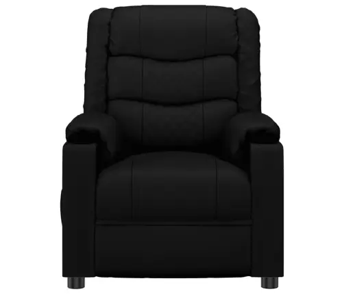 Elektrisks Atpūtas Krēsls, Atgāžams, Melna Mākslīgā Āda Vidaxl