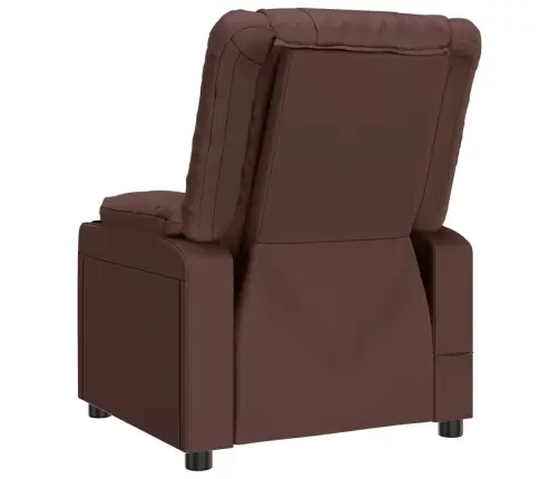 Elektrisks Atpūtas Krēsls, Brūna Mākslīgā Āda Vidaxl