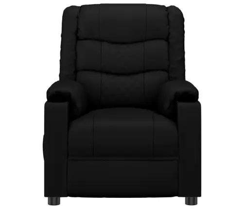 Elektrisks Masāžas Krēsls, Melna Mākslīgā Āda Vidaxl