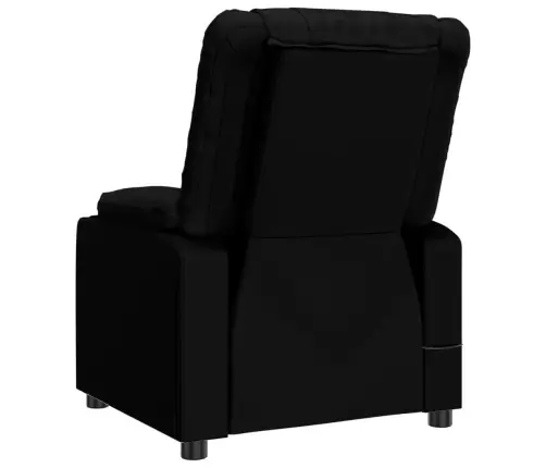 Elektrisks Masāžas Krēsls, Melna Mākslīgā Āda Vidaxl