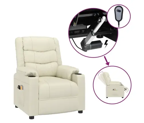 Elektriline Massaažitool, Kreemjas, Kunstnahk