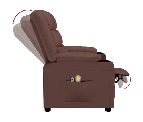Elektriline Massaažitool, Pruun, Kunstnahk